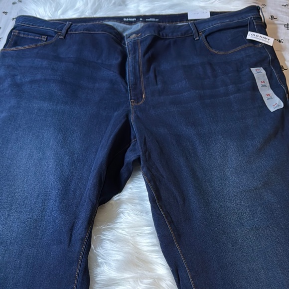 Old Navy Pants - Old Navy Blue Relaxed Jeans with Indigo Fading